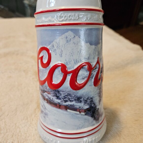 Coors Light Stein - 2015 Holiday Bier Mug - Limited Edition - Picture 1 of 7